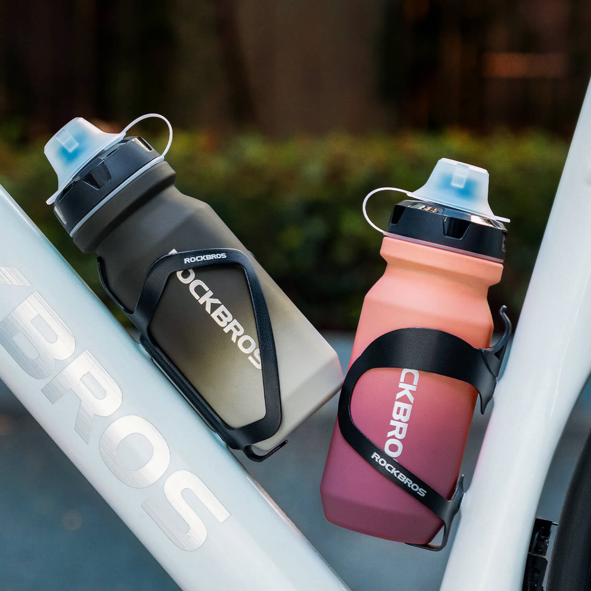 ROCKBROS Gourde de vélo avec bouchon Pull-Top anti-fuite 600/750ml