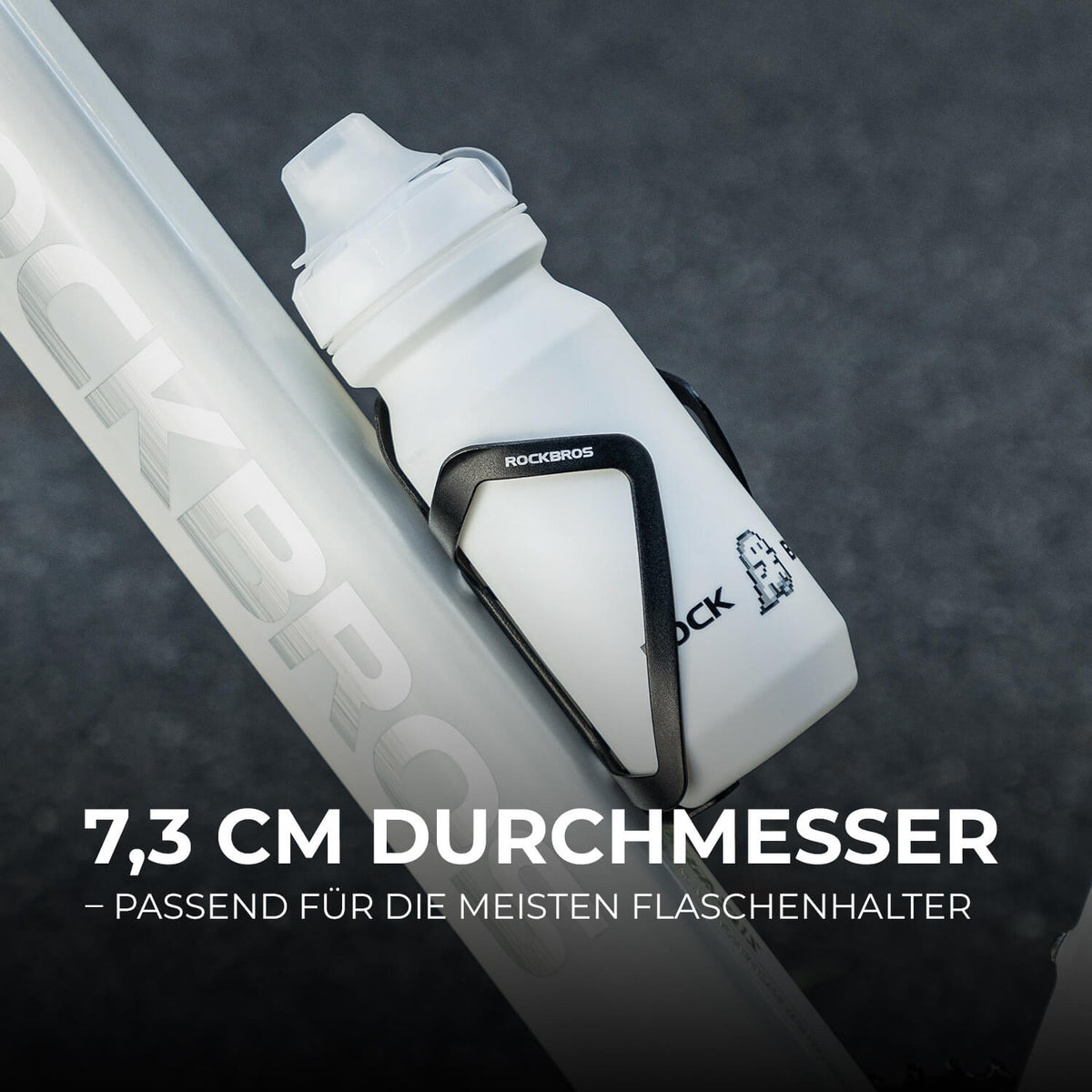 ROCKBROS Gourde de vélo avec bouchon Pull-Top anti-fuite 600/750ml