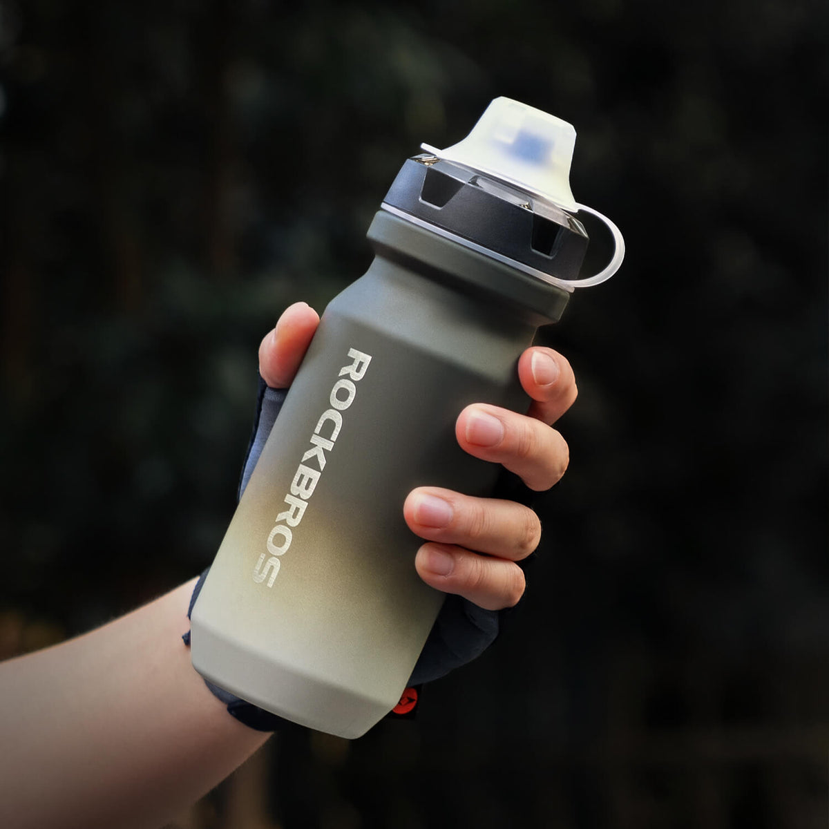ROCKBROS Gourde de vélo avec bouchon Pull-Top anti-fuite 600/750ml