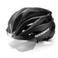Casque de vélo ROCKBROS Casque MTB Magnétique Amovible avec Visière