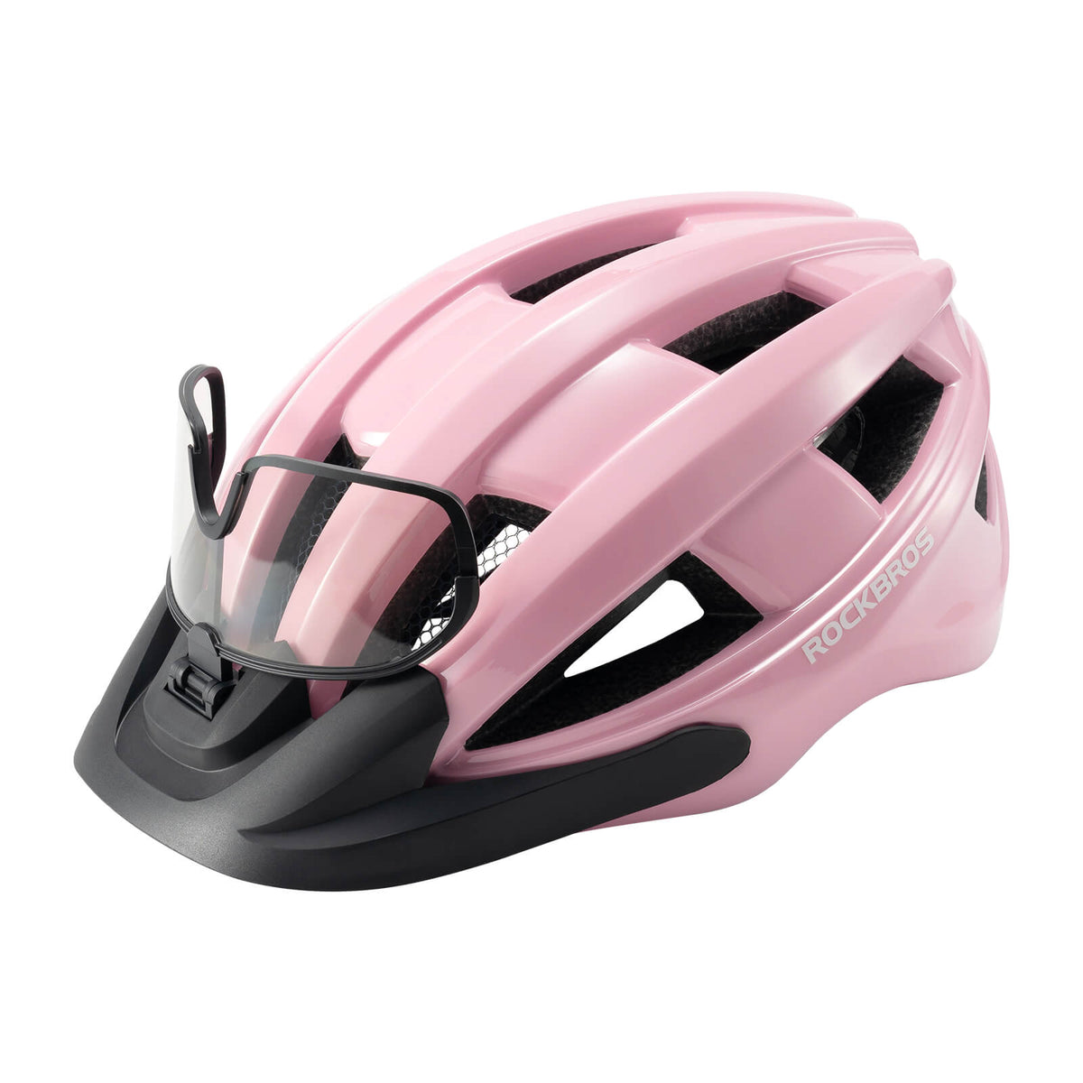 ROCKBROS Casque de vélo avec feu arrière 55-61cm