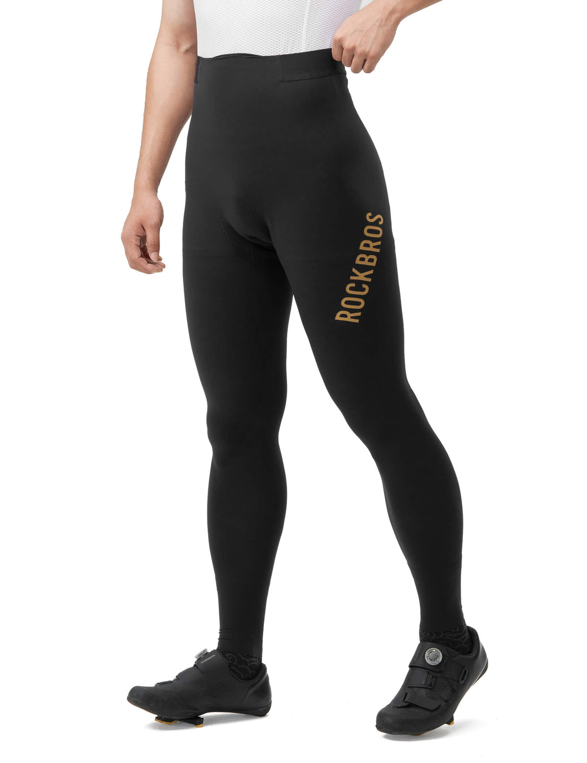 ROCKBROS Cuissard de Vélo Long Rembourré Sans Couture Séchage Rapide Homme