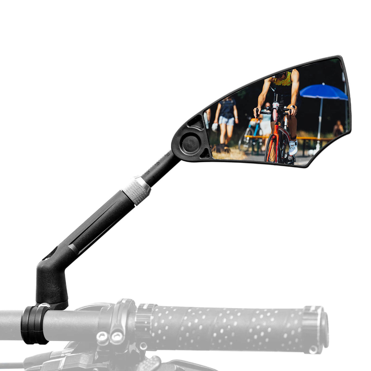 ROCKBROS Rétrovélo de vélo Rétroviseur Rotatif à 360° Pliable pour guidon 20–23mm