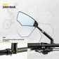 ROCKBROS Rétrovélo de vélo Rétroviseur Rotatif à 360° Pliable pour guidon 20–23mm