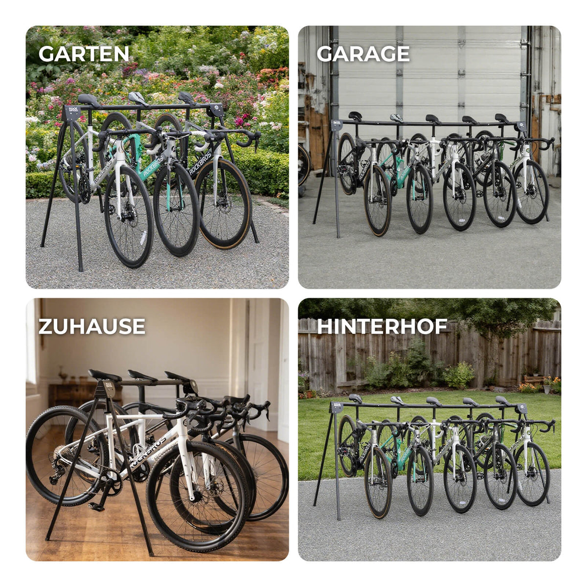 ROCKBROS Support de vélo Crochet de suspension Pliable Inoxydable Capacité jusqu'à 80/120 kg