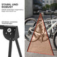ROCKBROS Support de vélo Crochet de suspension Pliable Inoxydable Capacité jusqu'à 80/120 kg
