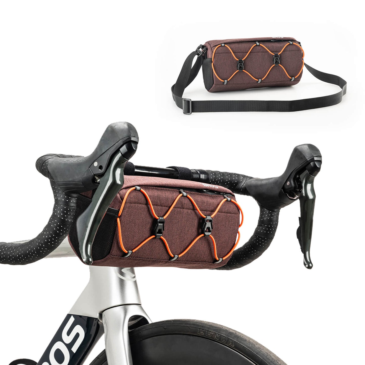 Sacoche de guidon de vélo 2,2 L avec bandoulière, disponible en 6 couleurs, ROCKBROS