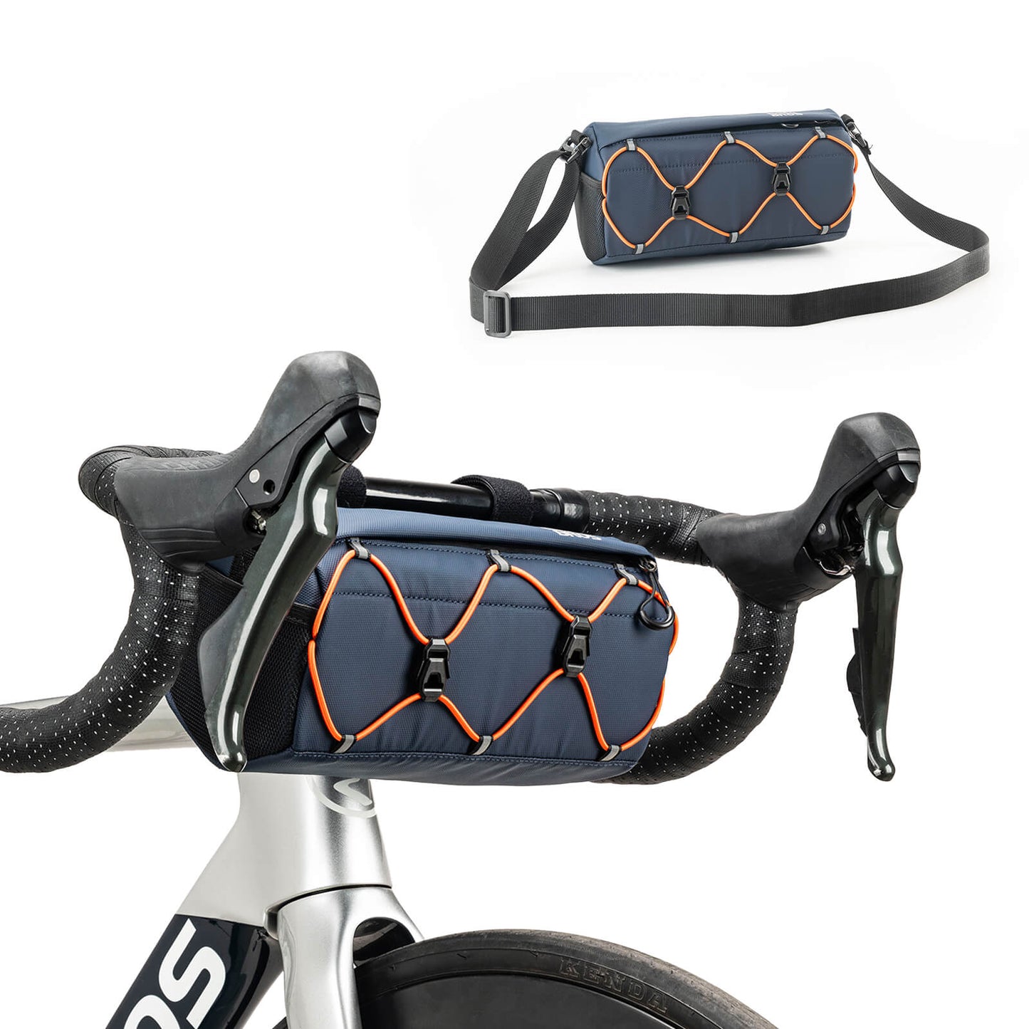 Sacoche de guidon de vélo 2,2 L avec bandoulière, disponible en 6 couleurs, ROCKBROS