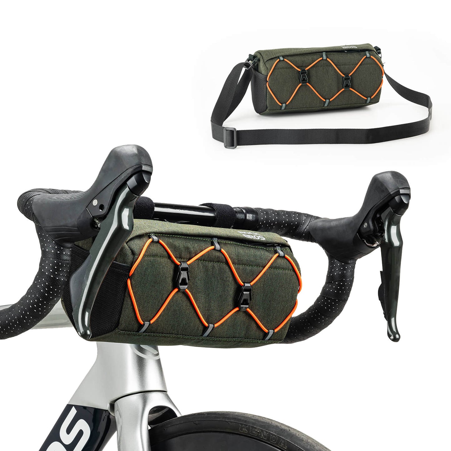 Sacoche de guidon de vélo 2,2 L avec bandoulière, disponible en 6 couleurs, ROCKBROS
