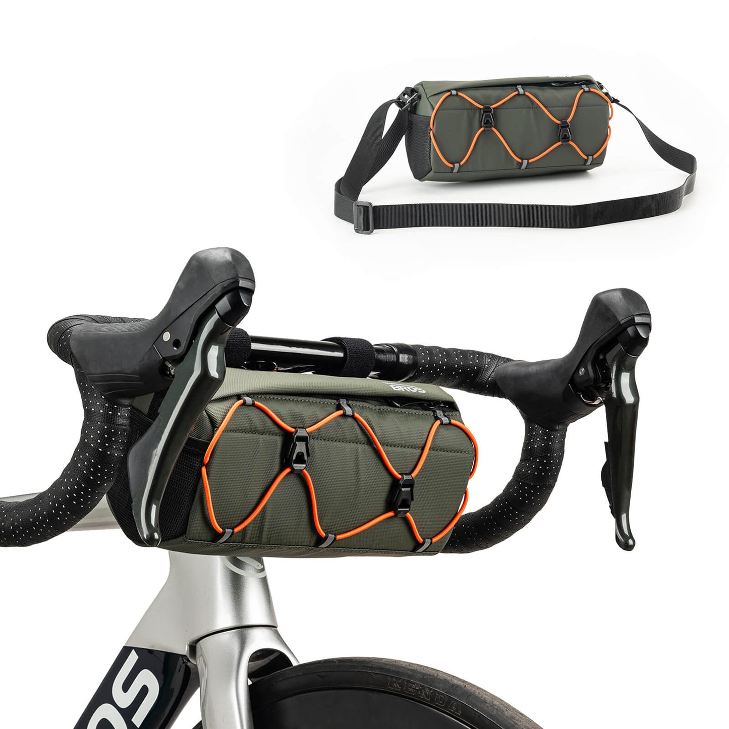 Sacoche de guidon de vélo 2,2 L avec bandoulière, disponible en 6 couleurs, ROCKBROS