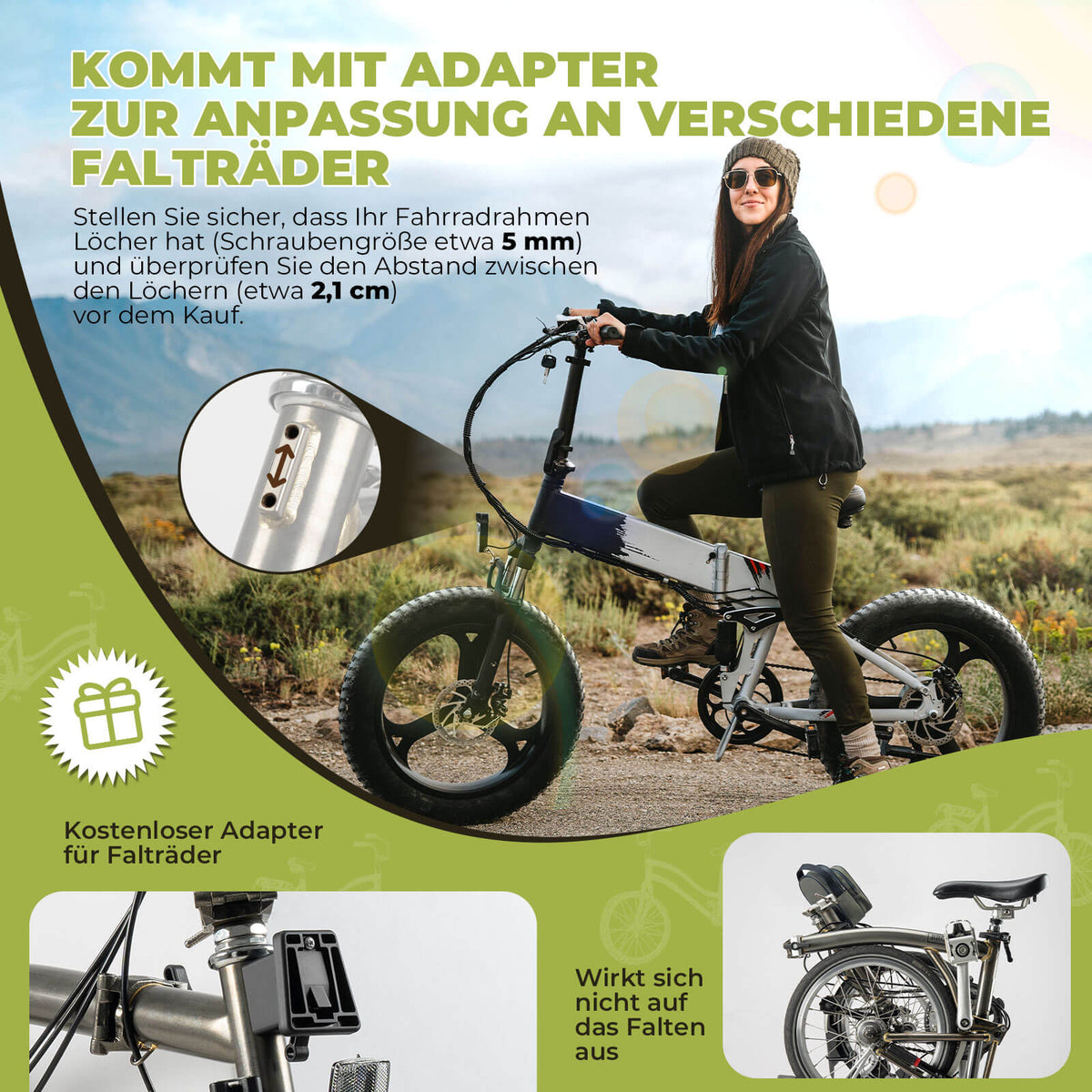 ROCKBROS Sac de guidon pour vélo pliant/Brompton 1,8L