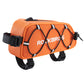 ROCKBROS Sac de cadre supérieur 1 L Entièrement réfléchissant Blanc/Orange