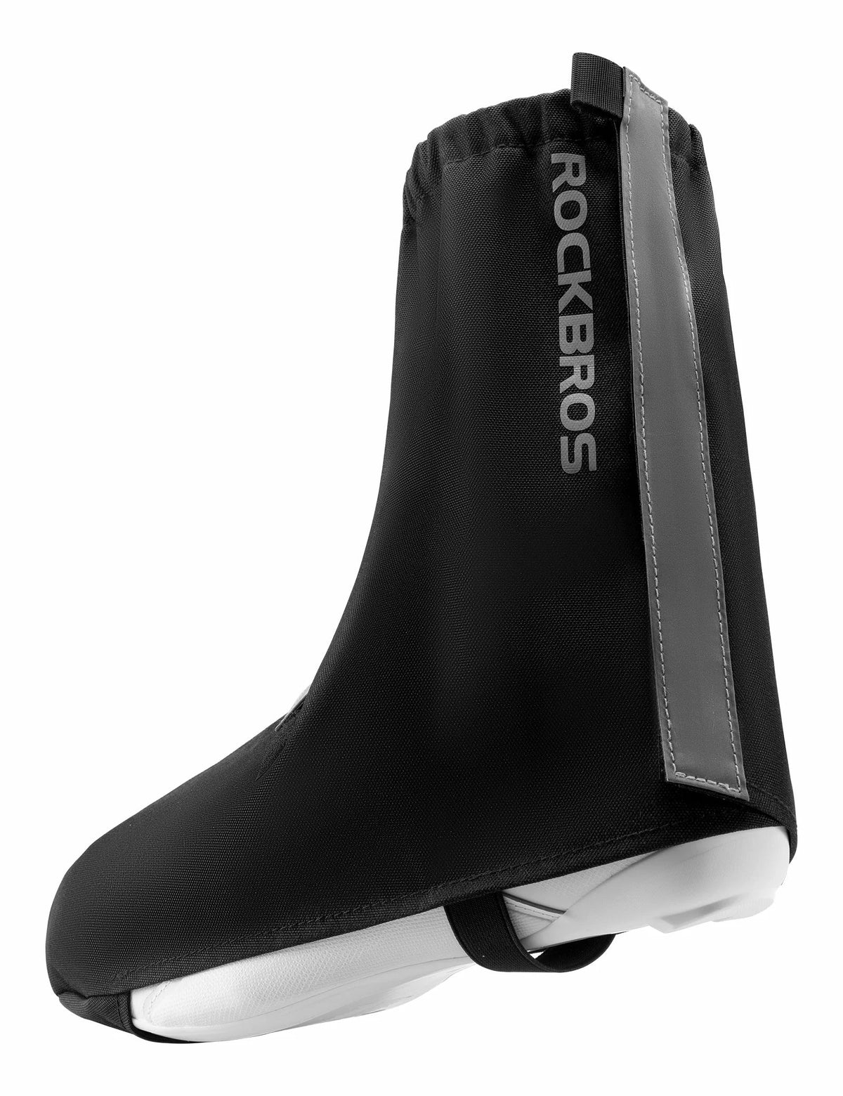 ROCKBROS Sur-chaussures de vélo Réfléchissantes Imperméables avec Fermeture Velcro