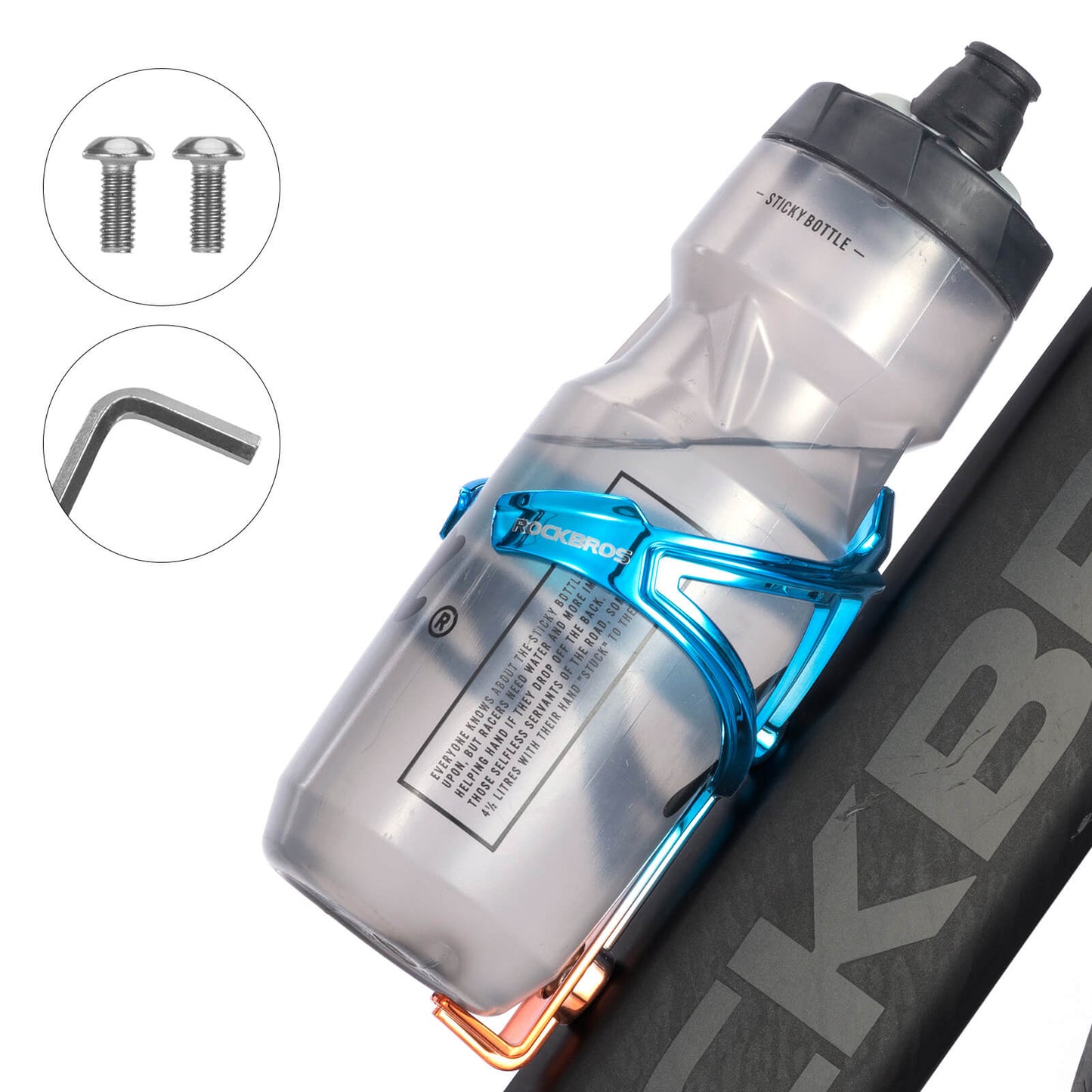 Porte-bouteille léger pour vélo VTT/vélo de route ROCKBROS
