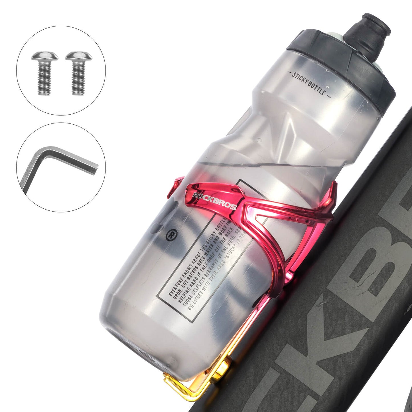 Porte-bouteille léger pour vélo VTT/vélo de route ROCKBROS