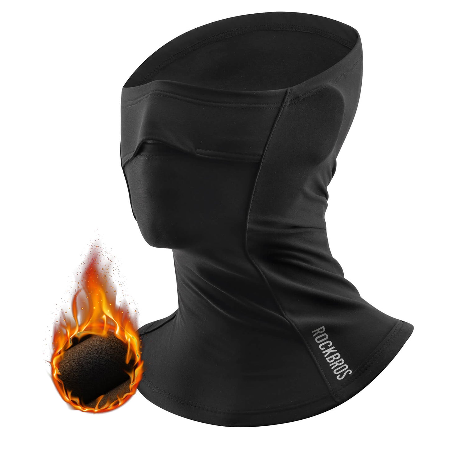 Demi-cagoule tubulaire respirante et élastique, idéale pour le cyclisme et l'escalade, ROCKBROS