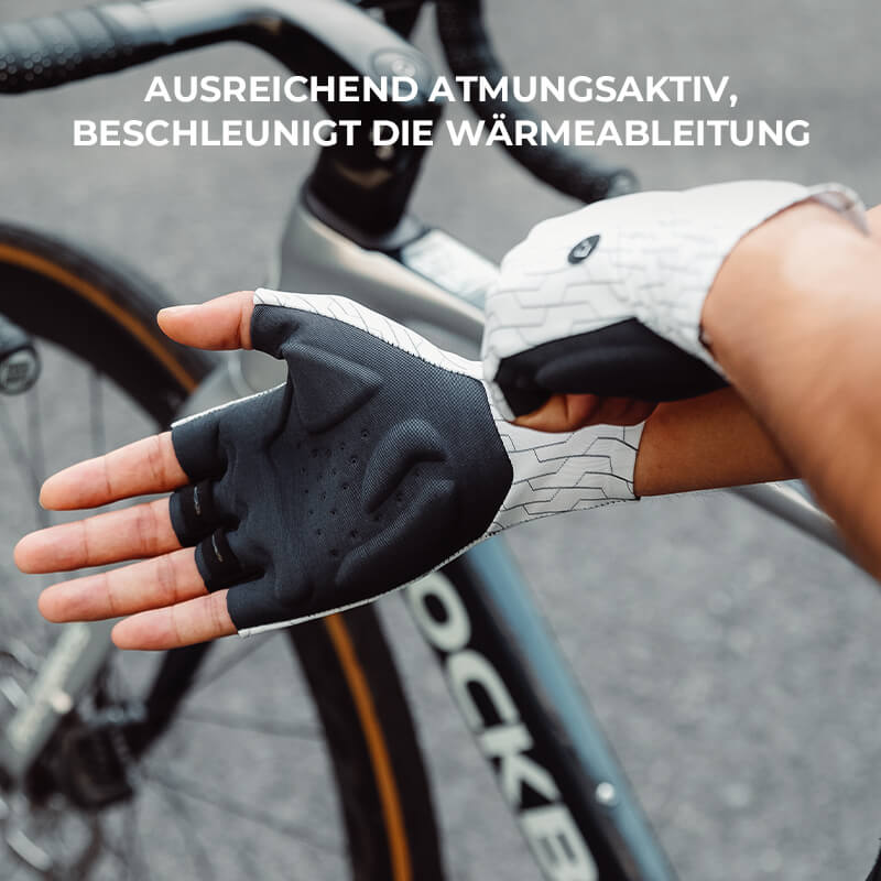 ROCKBROS Gants de vélo mi-doigts Respirant Amorti Été S372