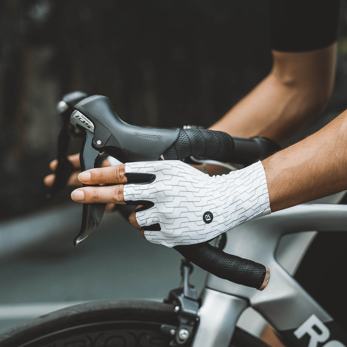 ROCKBROS Gants de vélo mi-doigts Respirant Amorti Été S372