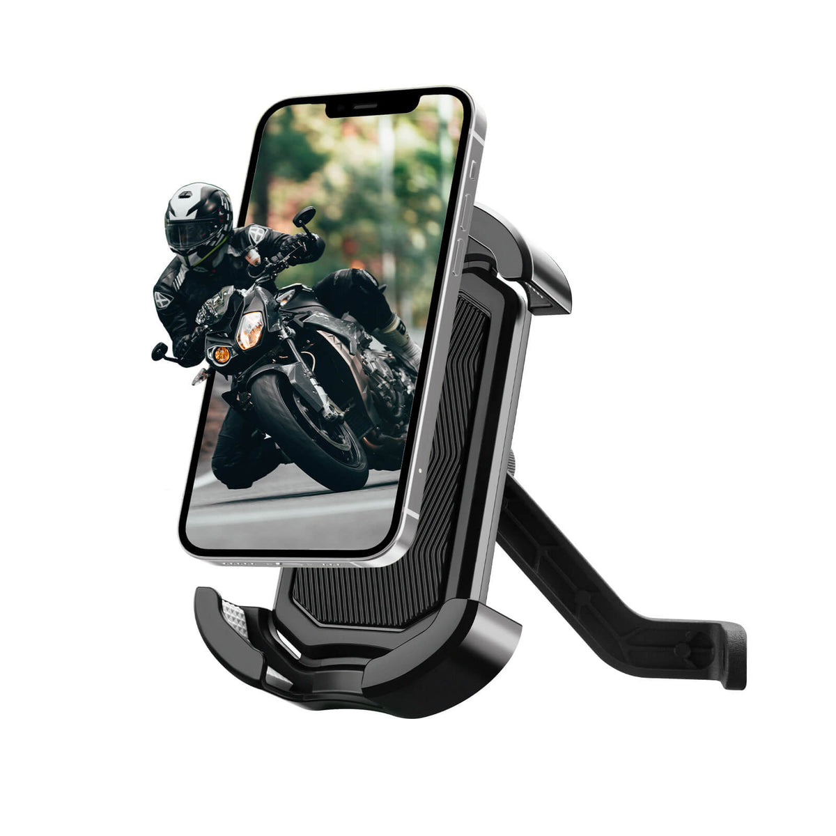 ROCKBROS Support Téléphone Vélo Support Téléphone Moto Rotatif 360° pour 4,7-7,0 pouces