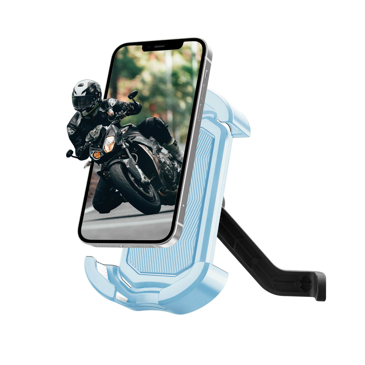 ROCKBROS Support Téléphone Vélo Support Téléphone Moto Rotatif 360° pour 4,7-7,0 pouces