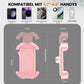ROCKBROS Support Téléphone Vélo Support Téléphone Moto Rotatif 360° pour 4,7-7,0 pouces