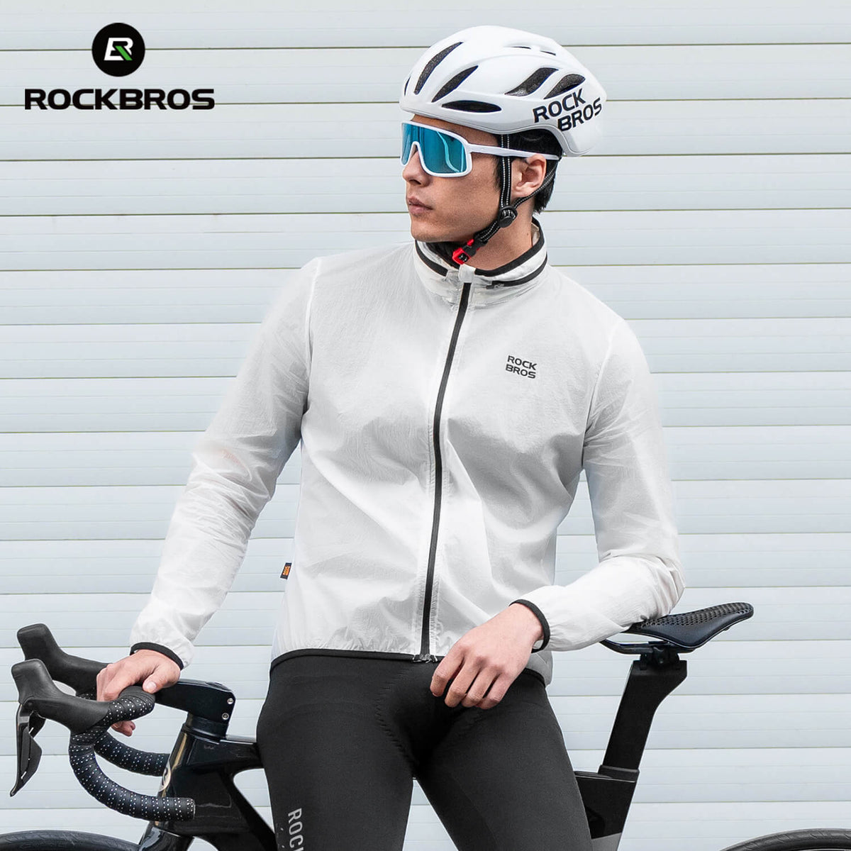 ROCKBROS Veste de Vélo Légère Réfléchissante Pliable Été Hommes/Femmes