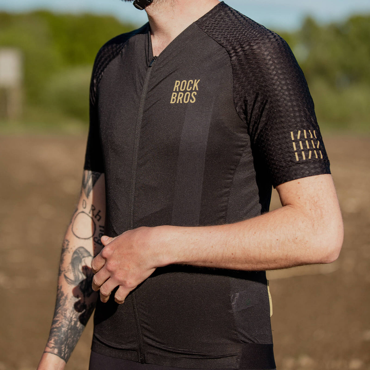 ROCKBROS Maillot de cyclisme manches courtes haute performance pour homme pour VTT & route