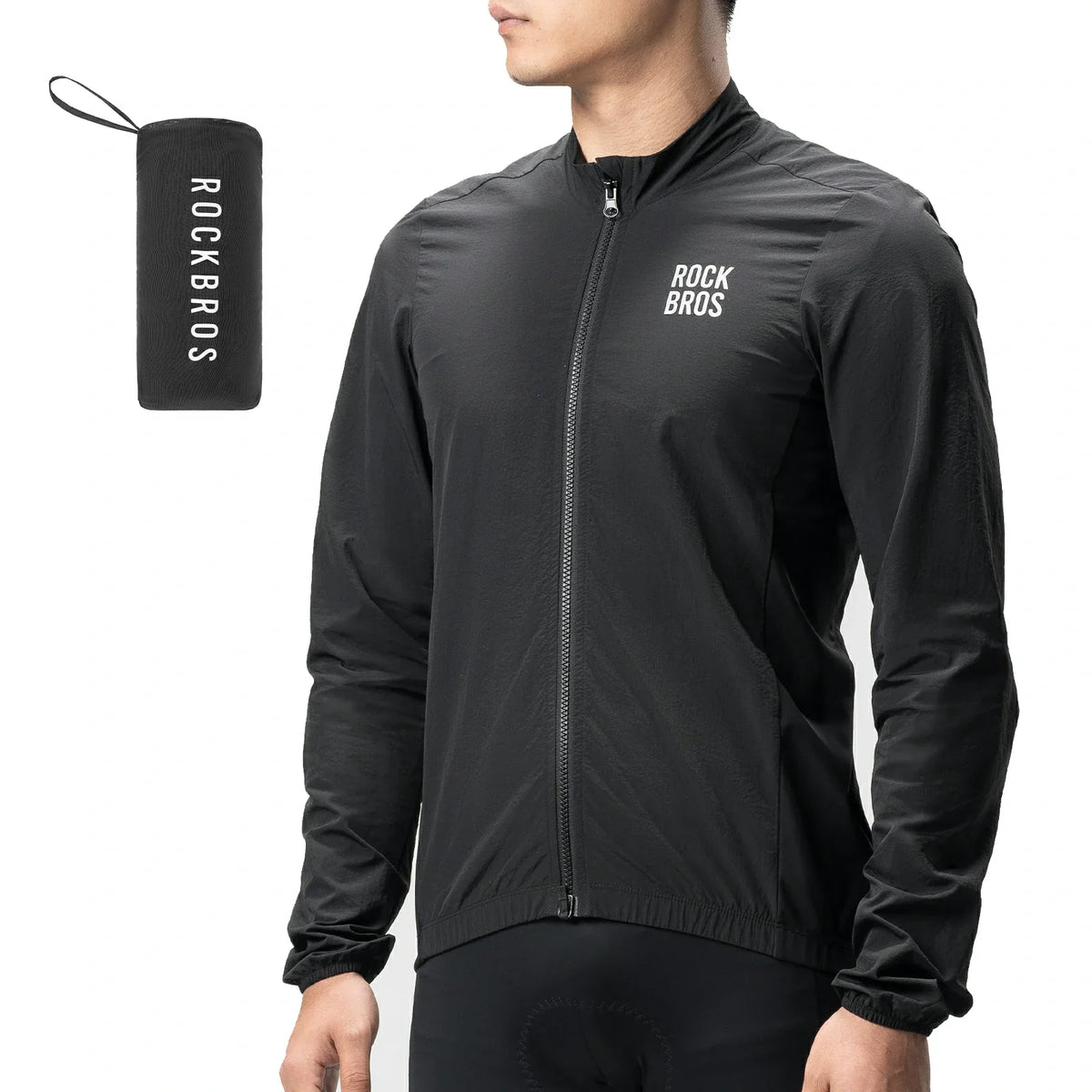 ROCKBROS Veste de Vélo Légère Homme Respirante Printemps