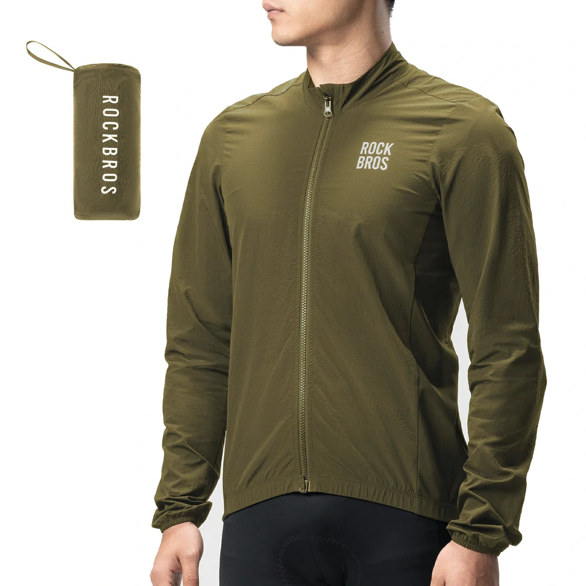ROCKBROS Veste de Vélo Légère Homme Respirante Printemps