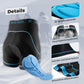 ROCKBROS Cuissard de cyclisme homme avec rembourrage de selle 4D Respirant