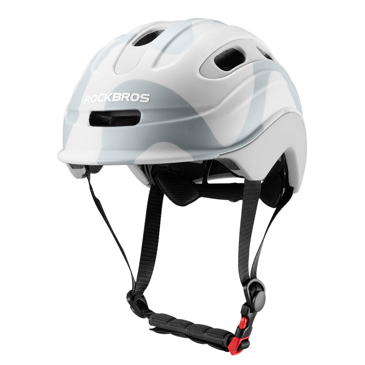 ROCKBROS Casque Enfant Compatible Feu Arrière 54–58 cm 6–18 Ans