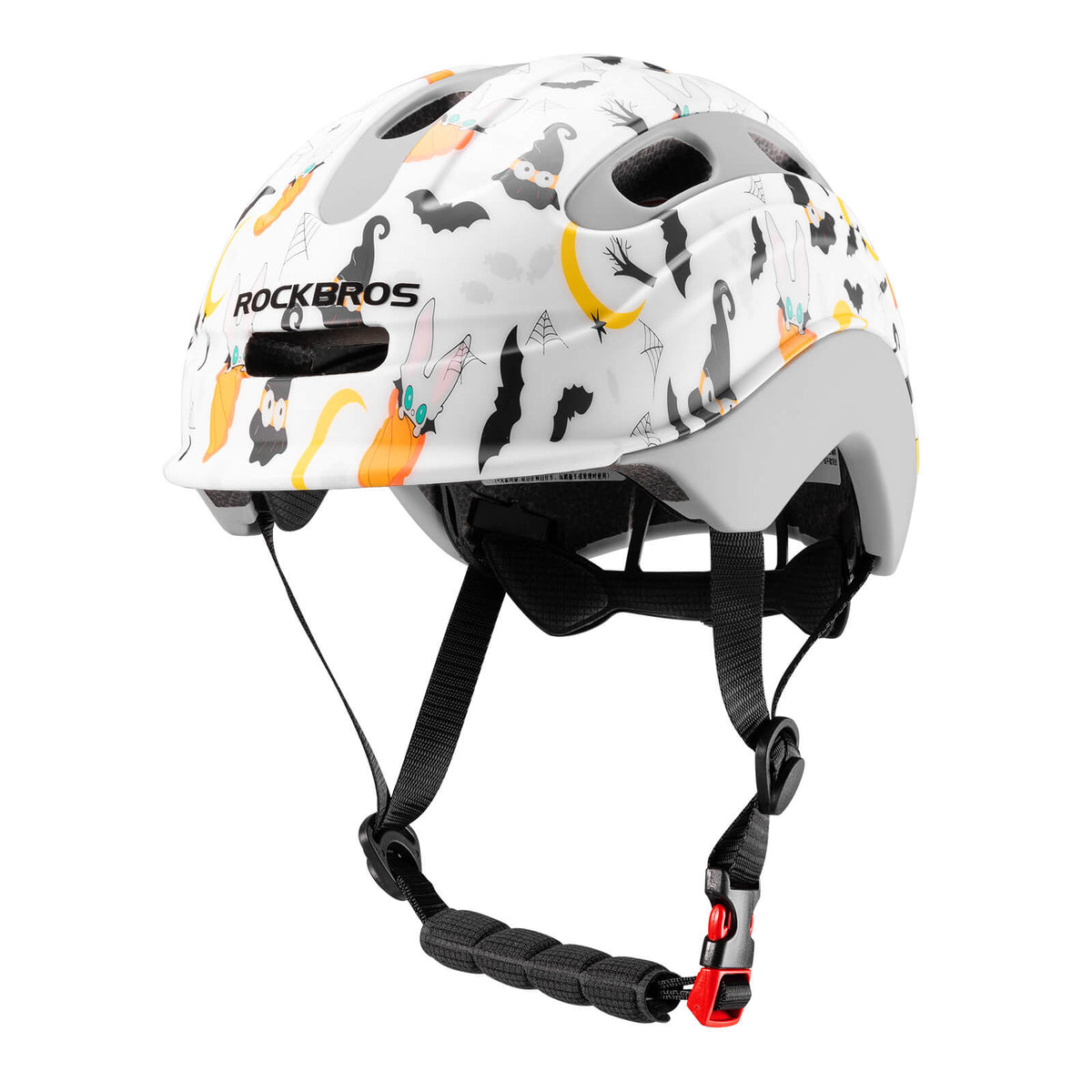 ROCKBROS Casque Enfant Compatible Feu Arrière 54–58 cm 6–18 Ans