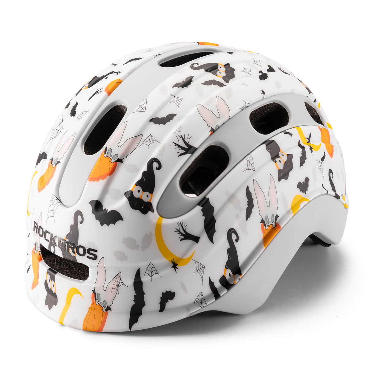 ROCKBROS Casque Enfant Compatible Feu Arrière 54–58 cm 6–18 Ans