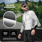 ROCKBROS Veste de vélo légère respirante réfléchissante gris homme