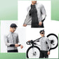 ROCKBROS Veste de vélo légère respirante réfléchissante gris homme