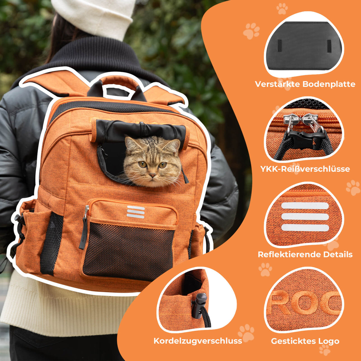 ROCKBROS Sacche de guidon sac pour animaux domestiques pour Brompton/vélo pliant 21 L