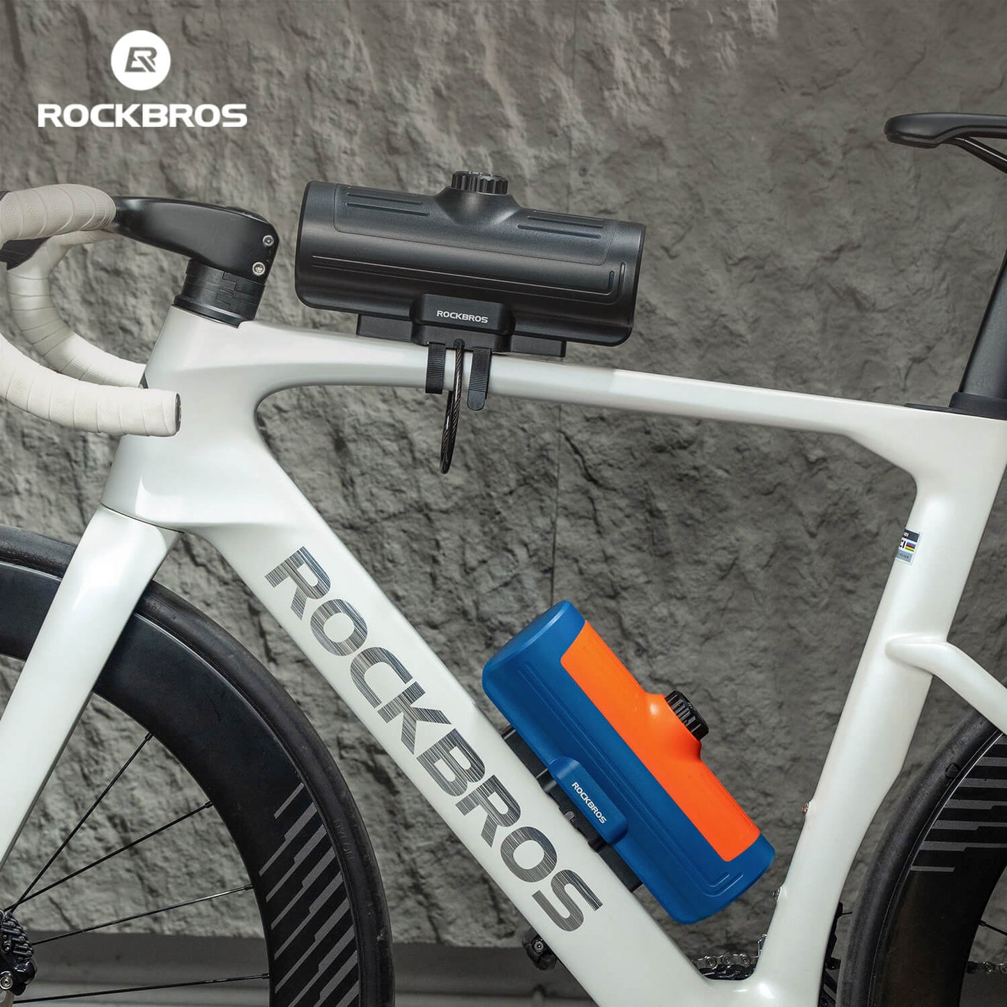 Coffre à vélo verrouillable avec cadre, indéformable, sécurisé et étanche ROCKBROS