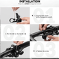 ROCKBROS Sonnette de vélo de route 100dB pour guidons courbés 22,2mm