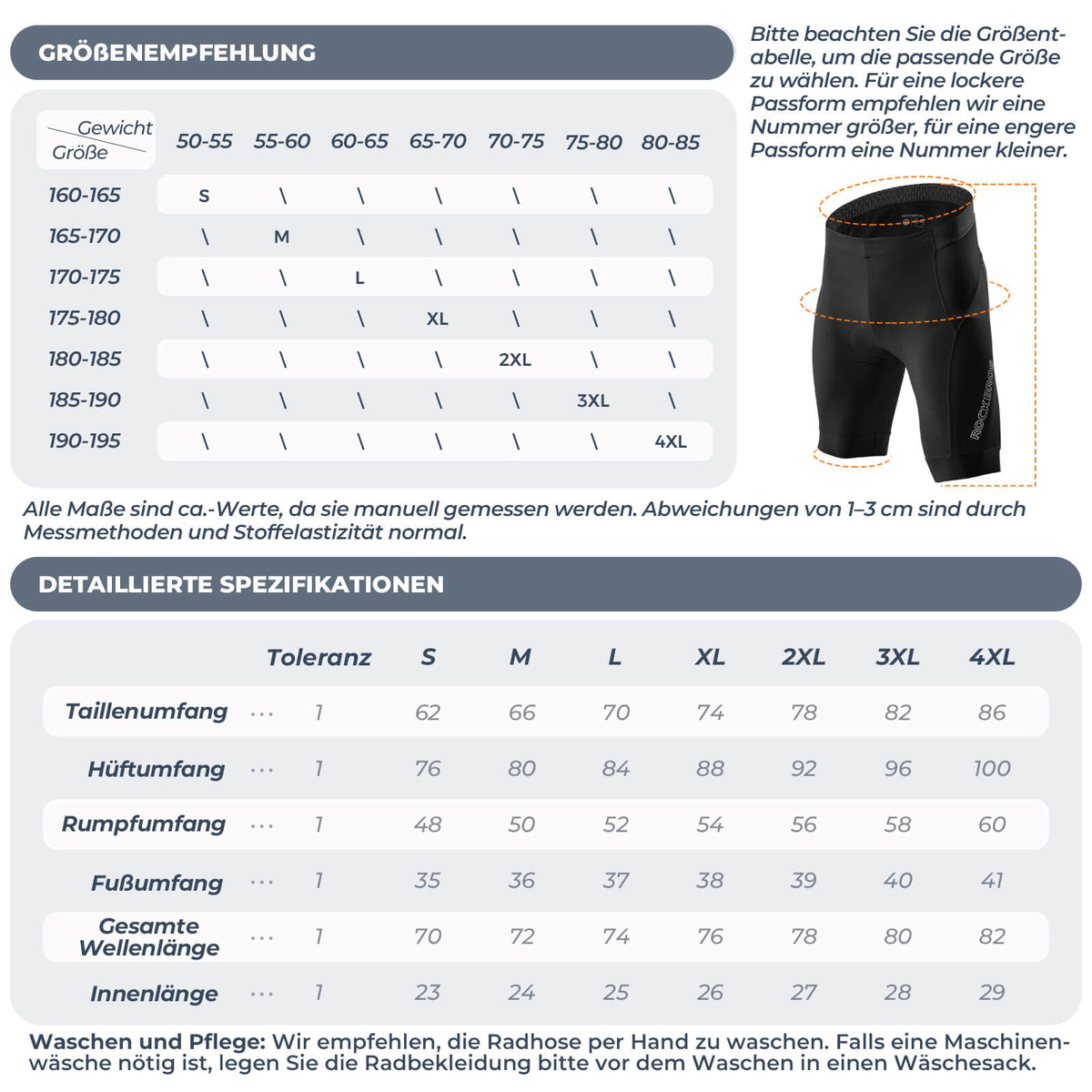 ROCKBROS Cuissard de vélo séchage rapide respirant homme été