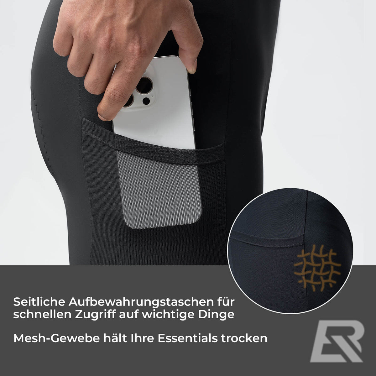 ROCKBROS Culotte courte de cyclisme séchage rapide rembourrée homme été
