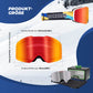 Masques de ski, lunettes de neige, polarisés, compatibles avec un casque, ski, ROCKBROS