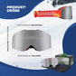 Masques de ski, lunettes de neige, polarisés, compatibles avec un casque, ski, ROCKBROS