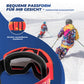 Masques de ski, lunettes de neige, polarisés, compatibles avec un casque, ski, ROCKBROS
