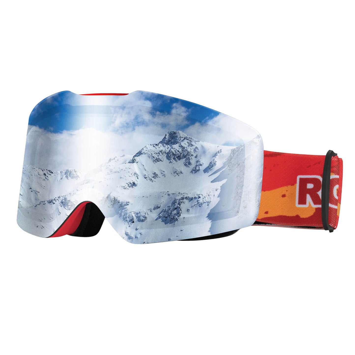 Masques de ski, lunettes de neige, polarisés, compatibles avec un casque, ski, ROCKBROS