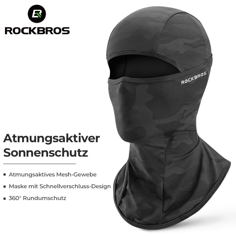 ROCKBROS Cagoule d'été Balaclava Rafraîchissante Protection UV