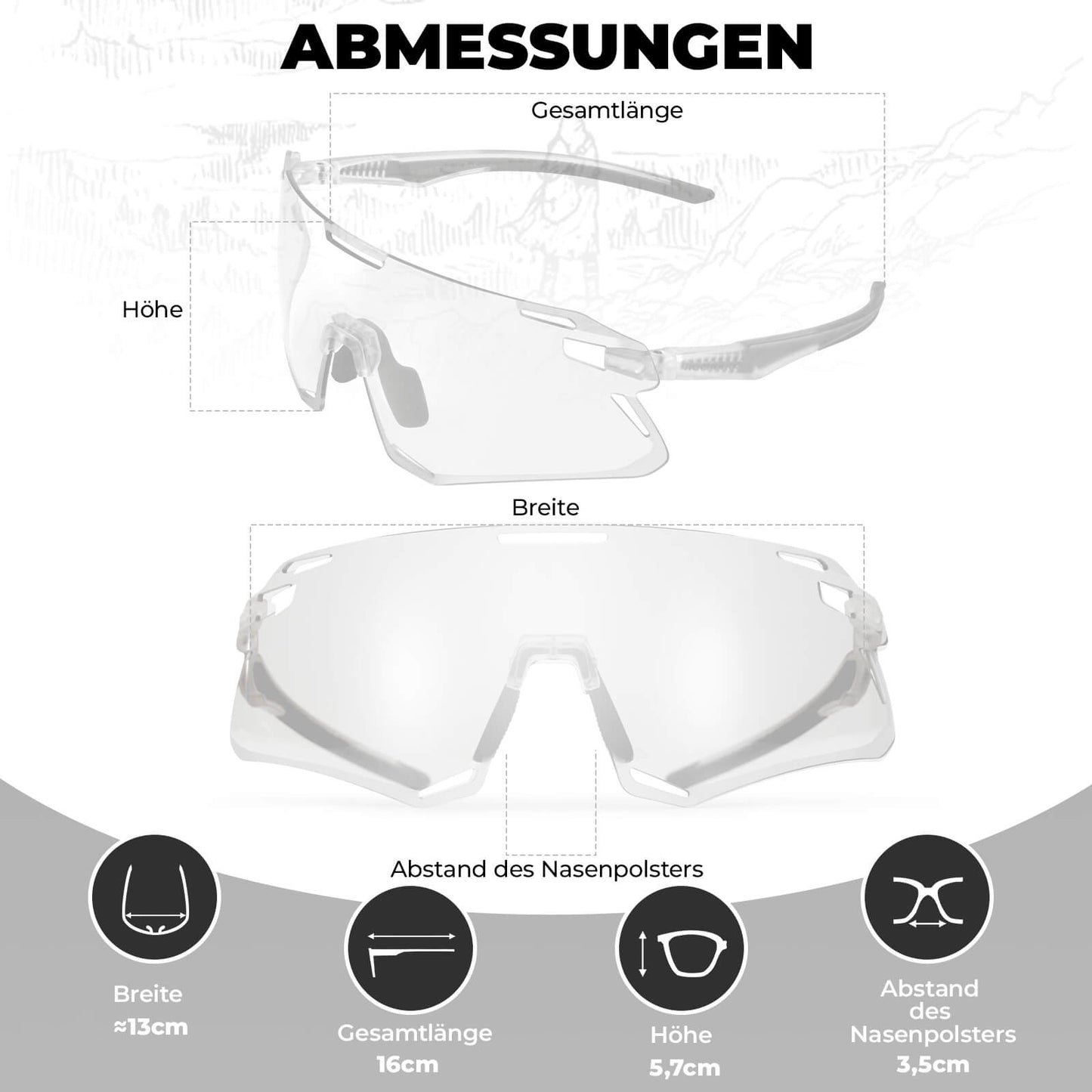 Lunettes de soleil coupe-vent pour le cyclisme et les sports de plein air, ROCKBROS