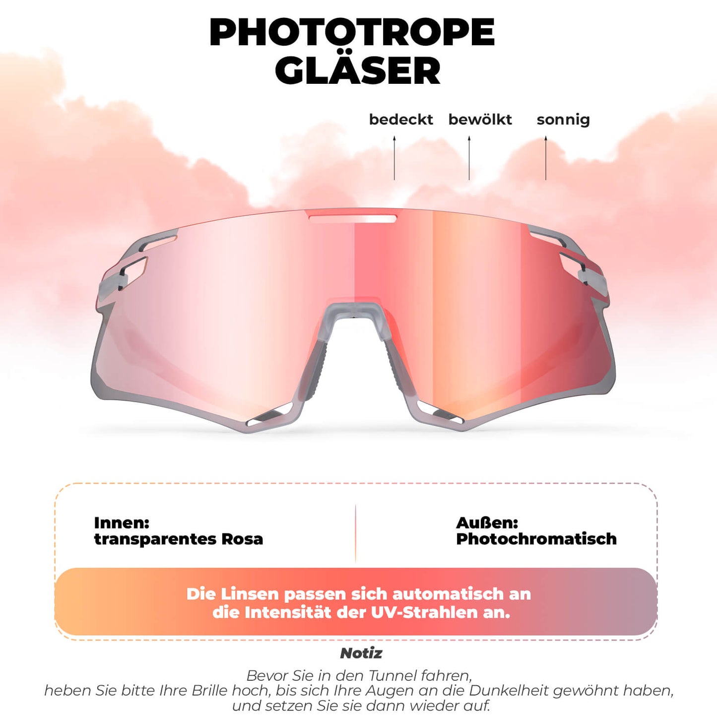 Lunettes de soleil coupe-vent pour le cyclisme et les sports de plein air, ROCKBROS