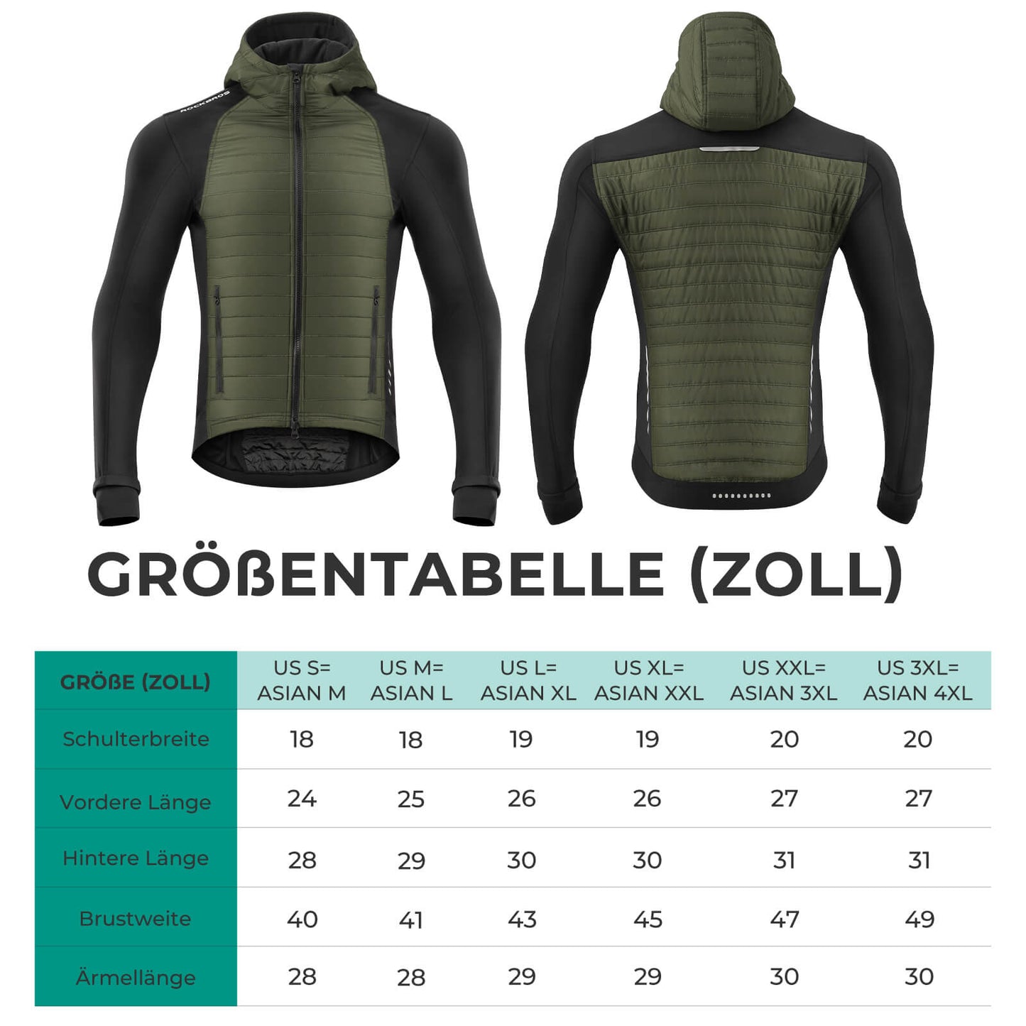 Veste de cyclisme d'hiver pour homme, veste softshell thermique coupe-vent avec capuche, ROCKBROS