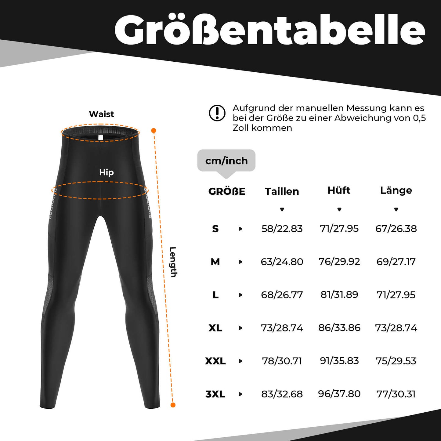 Pantalon de cyclisme thermique d'hiver, legging de compression en polaire, 3 poches, ROCKBROS