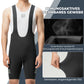 ROCKBROS Cuissard court homme rembourré avec bretelles, short de cyclisme court avec réflecteurs été